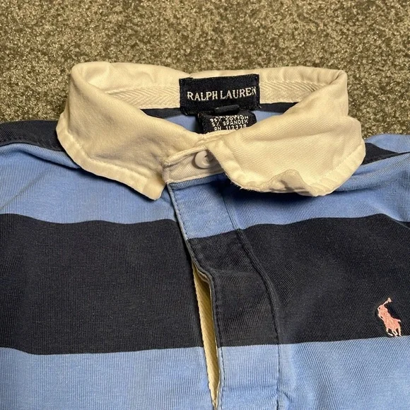 Ralph Lauren Striped Polo Style Long Sleeved Dress 3T - Picture 4 of 6